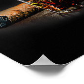 Cigar And Bourbon Great Gift For Cigar Lounge Love Poster (Ecke)