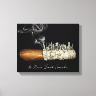 Cigar Art, New York City Poster, Cigar Print, Nyc Leinwanddruck