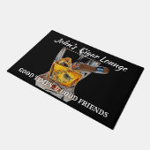 Cigar Bar Fußmatte (Schrägansicht)