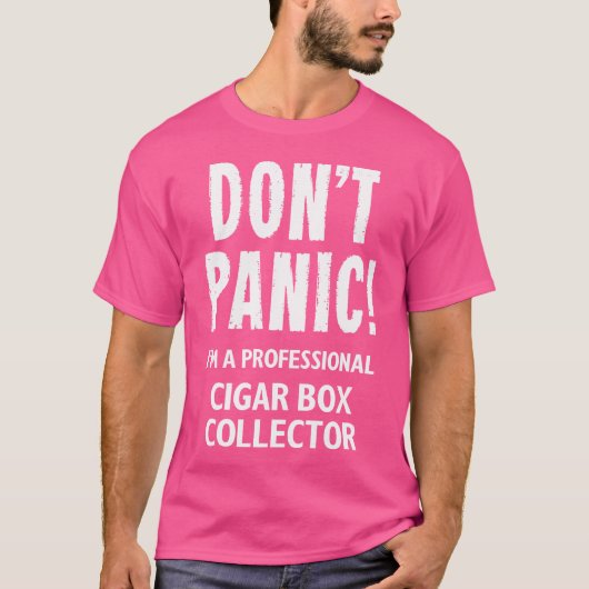 Cigar Box Collector T-Shirt (Vorderseite)