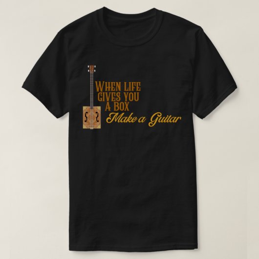 Cigar Box Guitars T-Shirt (Design vorne)