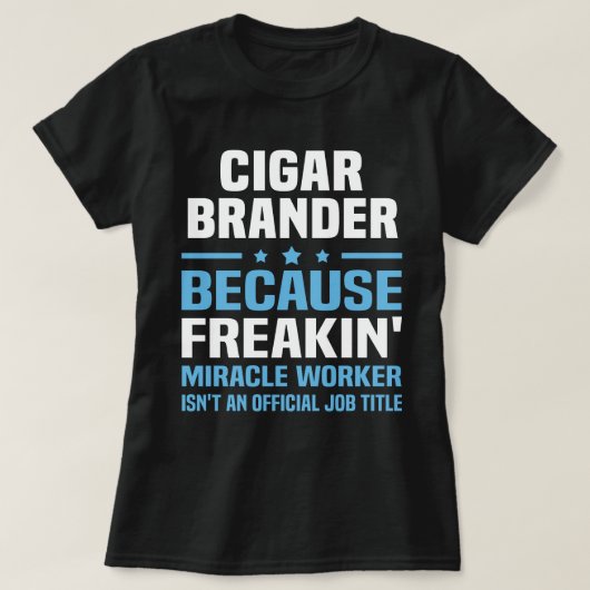 Cigar Brander T-Shirt (Design vorne)