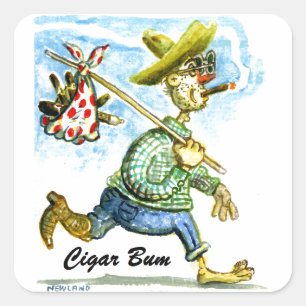 Cigar Bum Sticker mit vielen Designoptionen