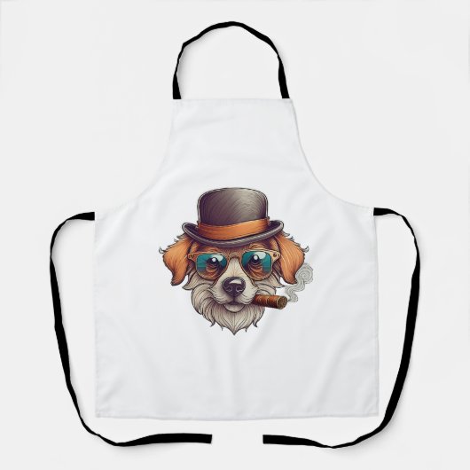 Cigar Dog Schürze (Vorderseite)