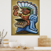 Cigar Indian Poster (Küche)
