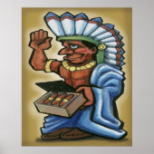 Cigar Indian Poster (Vorne)