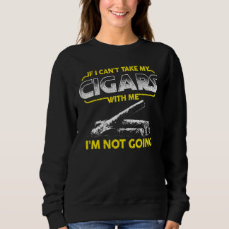 Cigar Lounge Design - wenn ich meine Zigarren nich Sweatshirt