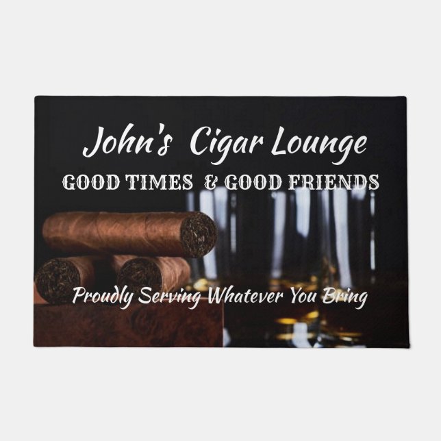 Cigar Lounge Fußmatte (Vorderseite)