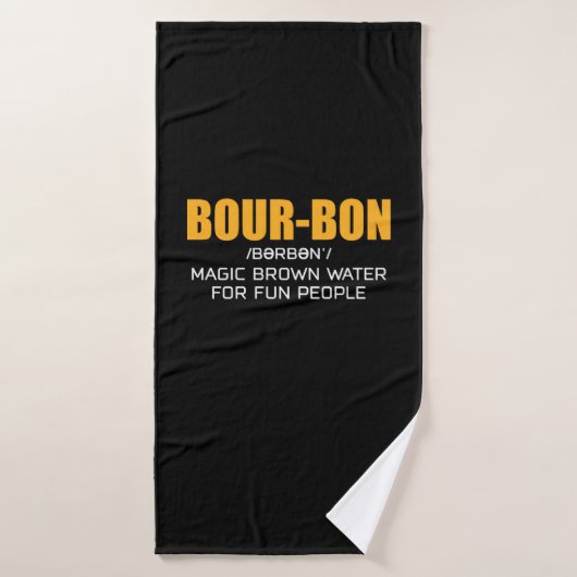 Cigar Lover Bourbon Magic Brown Badehandtuch (Badehandtuch)