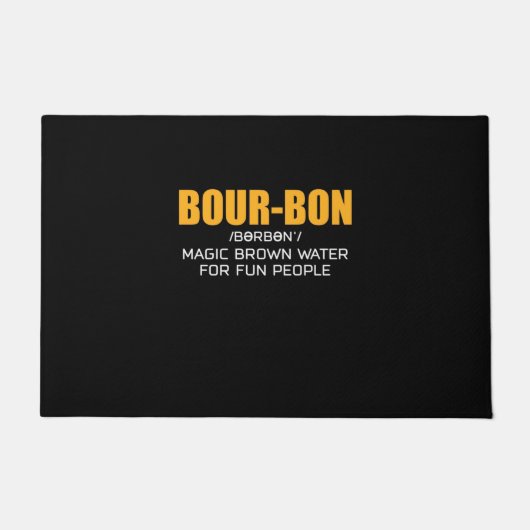 Cigar Lover | Bourbon Magic Brown Fußmatte (Vorderseite)