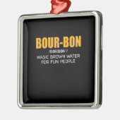 Cigar Lover | Bourbon Magic Brown Ornament Aus Metall (Links)