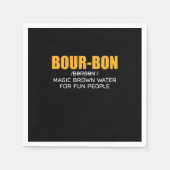Cigar Lover | Bourbon Magic Brown Serviette (Vorderseite)