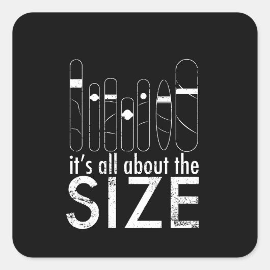 Cigar Lover Cuban Cigars gibt Zigarrenspenden Quadratischer Aufkleber (Vorderseite)