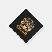 Cigar Lover | My Cognac And Smoke My Cigar Serviette (Ecke)