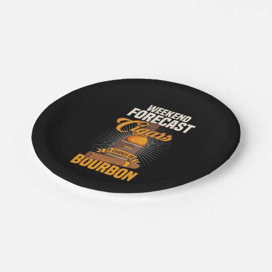 Cigar Lover | Wochenprognose Pappteller (Schrägansicht)