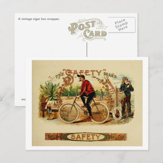 Cigar Post Card Postkarte (Vorne/Hinten)