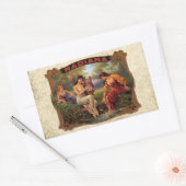 Cigar Radiana Vintag Tobacco Rechteckiger Aufkleber (Umschlag)