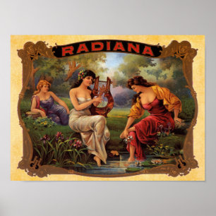 Cigar Radiana Vintages Rauchen Poster