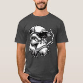 Cigar Rauchen Gorilla Silverback Affen Geschenk T-Shirt (Vorderseite)