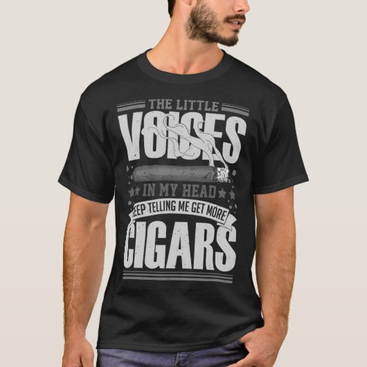 Cigar-Raucherquoten T-Shirt (Vorderseite)