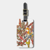 Cigar Ring Wrappers Gepäckanhänger (Vorderseite vertikal)