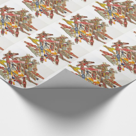 Cigar Ring Wrappers Geschenkpapier (Ecke)