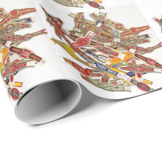 Cigar Ring Wrappers Geschenkpapier (Rolleneckpunkt)