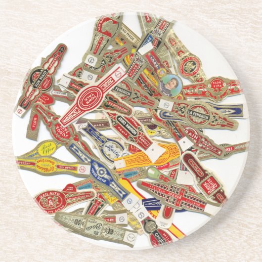 Cigar Ring Wrappers Getränkeuntersetzer (Vorne)