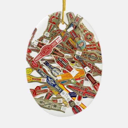 Cigar Ring Wrappers Keramikornament (Vorne)