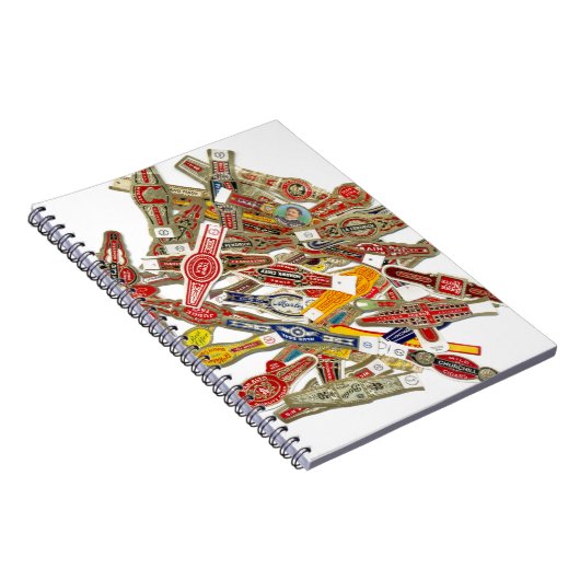 Cigar Ring Wrappers Notizblock (Rechte Seite)