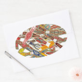 Cigar Ring Wrappers Ovaler Aufkleber (Umschlag)