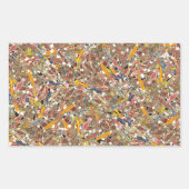 Cigar Ring Wrappers Rechteckiger Aufkleber (Vorderseite)