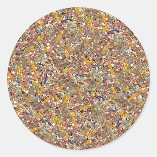 Cigar Ring Wrappers Runder Aufkleber (Vorderseite)