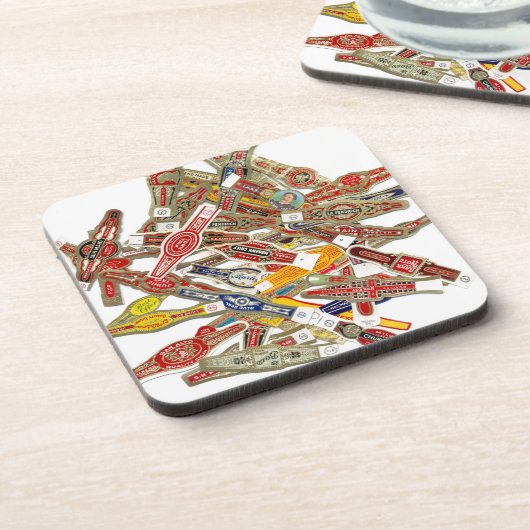 Cigar Ring Wrappers Untersetzer (Linke Seite)