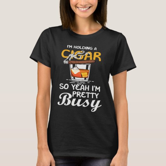 Cigar Smoking Father Great T-Shirt (Vorderseite)