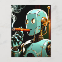 Cigar Smoking Robot