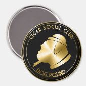 Cigar Social Club Magnet (Vorderseite/Rückseite)