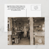 Cigar Store Interior, Circa 1900 Postkarte (Vorne/Hinten)