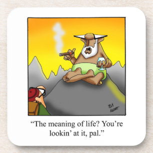 Cigar und Scotch Spaß Untersetzer Set