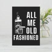 Cigar Whiskey Bourbon Smoke Humidor Tobacco Gesche Einladung (Stehend Vorderseite)