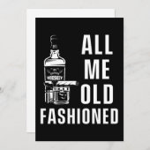 Cigar Whiskey Bourbon Smoke Humidor Tobacco Gesche Einladung (Vorne/Hinten)