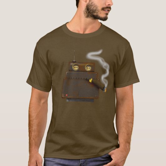 Cigarbot T-Shirt (Vorderseite)