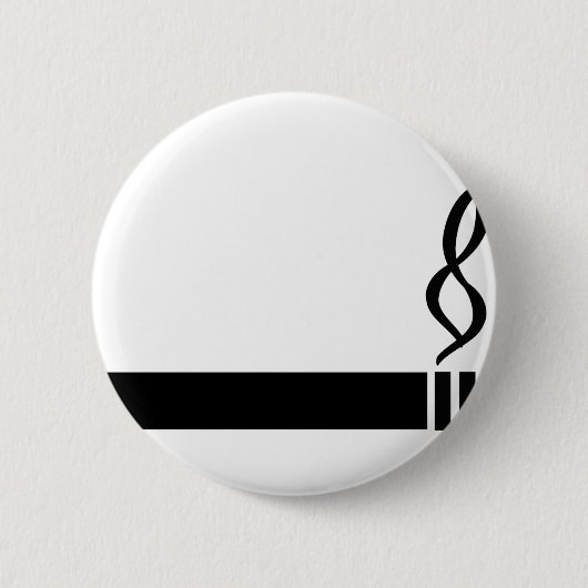 cigaret Ikonen-Zigarettenschwarzes Button (Vorderseite)