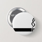 cigaret Ikonen-Zigarettenschwarzes Button (Vorne & Hinten)