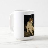 Cigarette Kitten Funny Smoking Cat Gen Z Meme Kaffeetasse (Vorderseite Links)