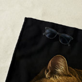 Cigarette Kitten Funny Smoking Cat Gen Z Meme Strandtuch (Beispiel)