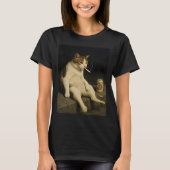 Cigarette Kitten Funny Smoking Cat Gen Z Meme T-Shirt (Vorderseite)