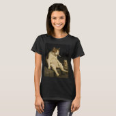 Cigarette Kitten Funny Smoking Cat Gen Z Meme T-Shirt (Vorne ganz)