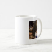 Cigarette Kitten Funny Smoking Cat Meme Stud Gehir Kaffeetasse (VorderseiteRechts)