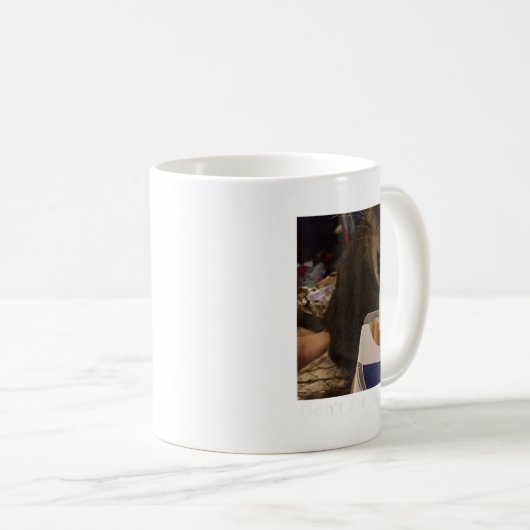 Cigarette Kitten Funny Smoking Cat Meme Stud Gehir Kaffeetasse (VorderseiteRechts)